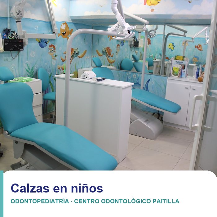 Calzas en niños