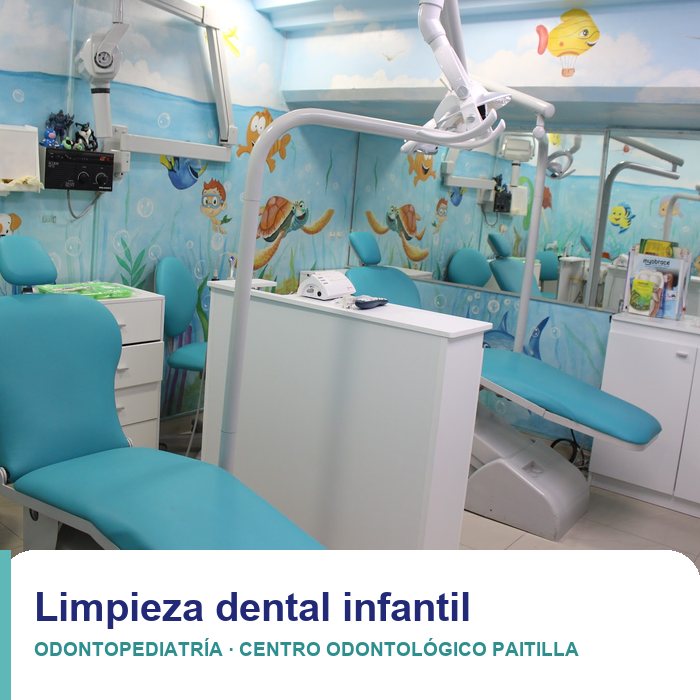 Limpieza dental para niños