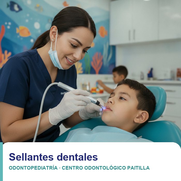 Sellantes dentales para niños